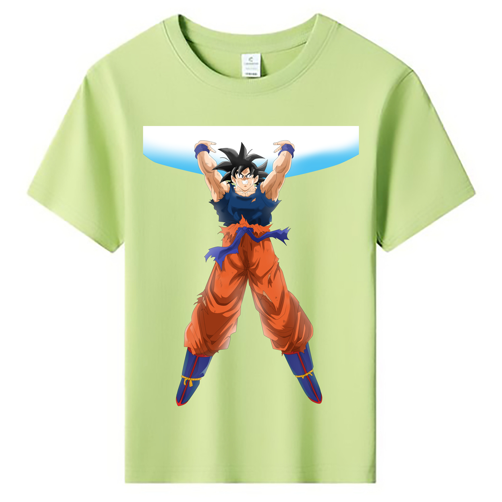 （画像用） ドラゴンボール 孫悟空（そん ごくう）Son Goku カカロット DRAGON BALL Kakarotto 綿100％キッズTシャツ（フロントプリント）